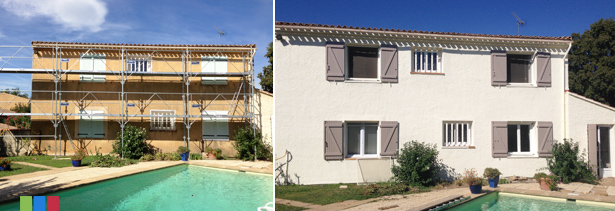 Rénovation Saint-Martin-de-crau peinture Lacoma